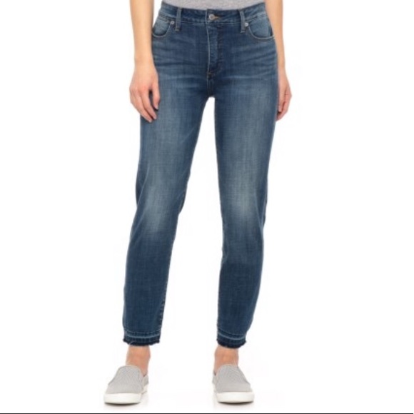 Lucky Brand Hayden Crop Raw Hem Jeans 